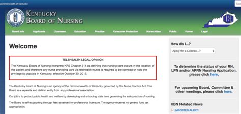 kentucky registered nurse license verification
